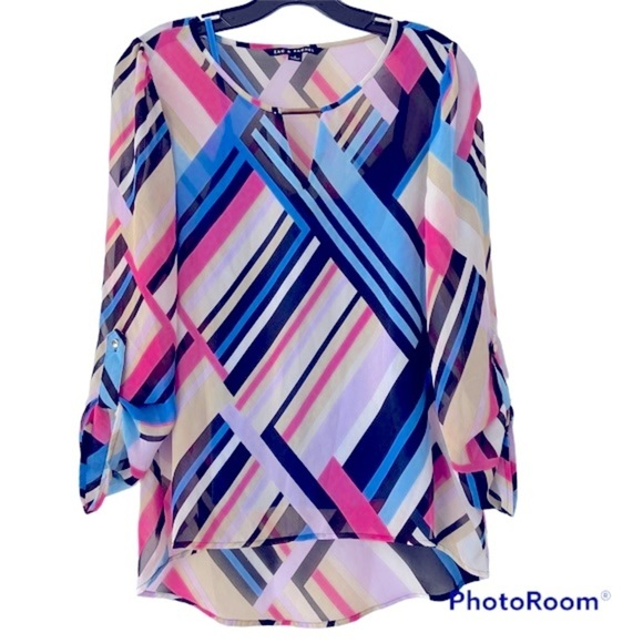 Zac & Rachel Tops - Zac & Rachel new multi coloured blouse.  Size S​